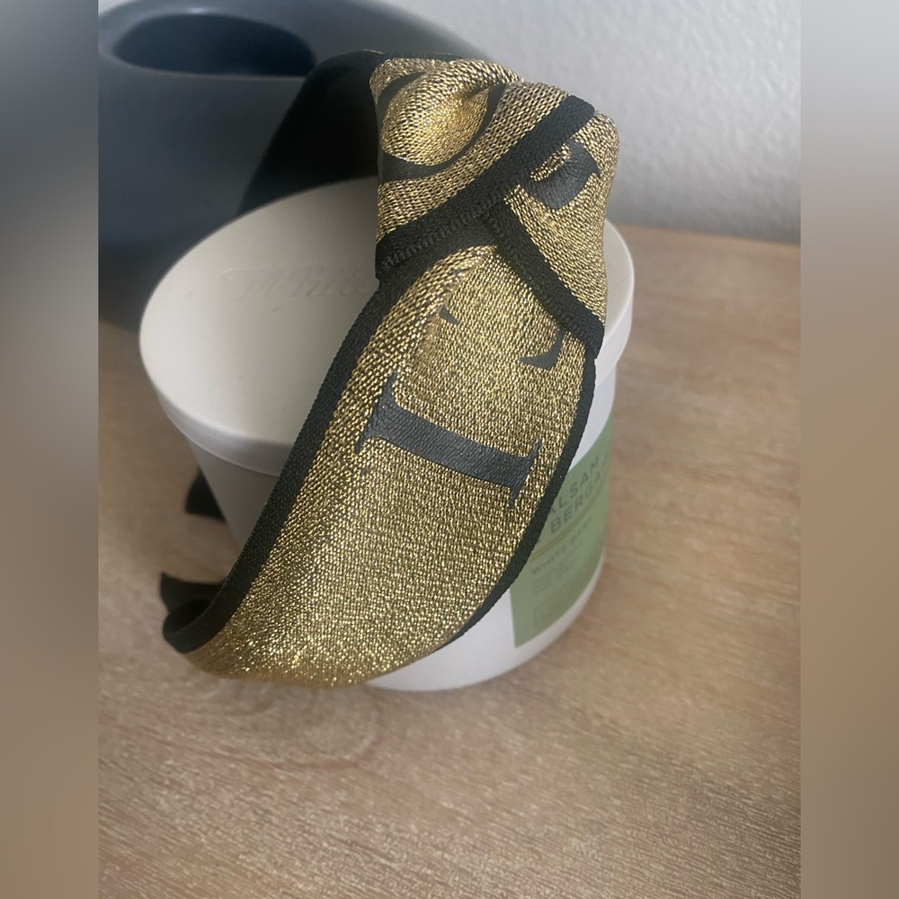 Black and Gold Headband